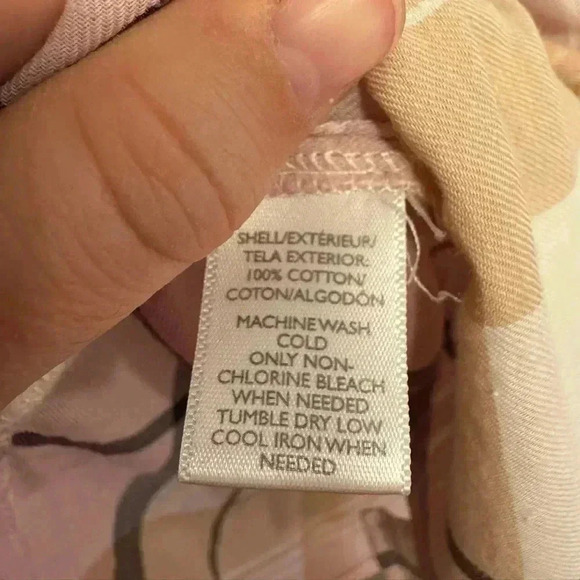 Loft button down women’s blouse pink plaid The Softened Shirt size XS - Picture 5 of 9